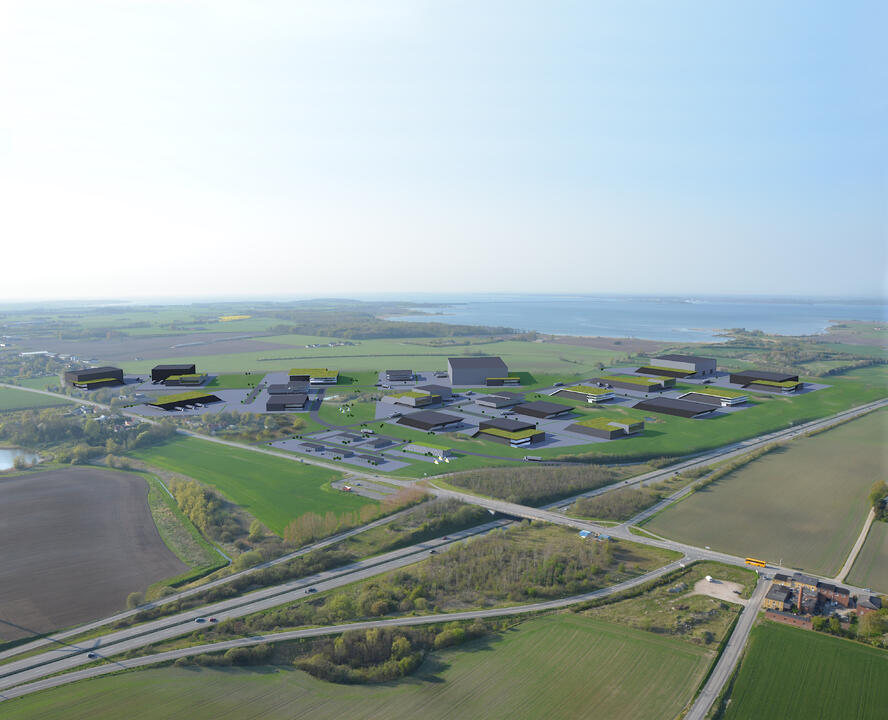 outline of Business Park Falster Guldborgsund