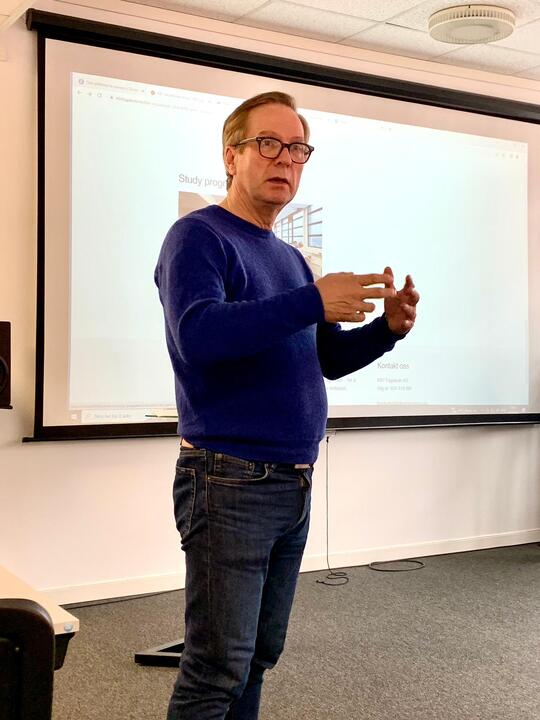 Karl-Johan Johansen is the principle of the KBT Vocational College